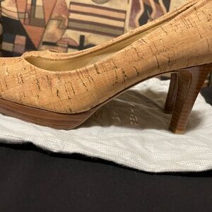 Stuart Weitzman Limited Edition Natural Cork Heels